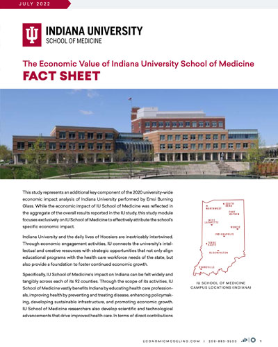 IU School of Medicine Fact Sheet Download